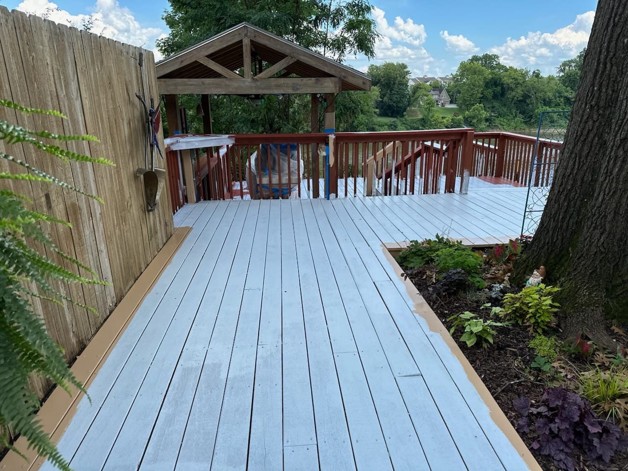 Deck painting project